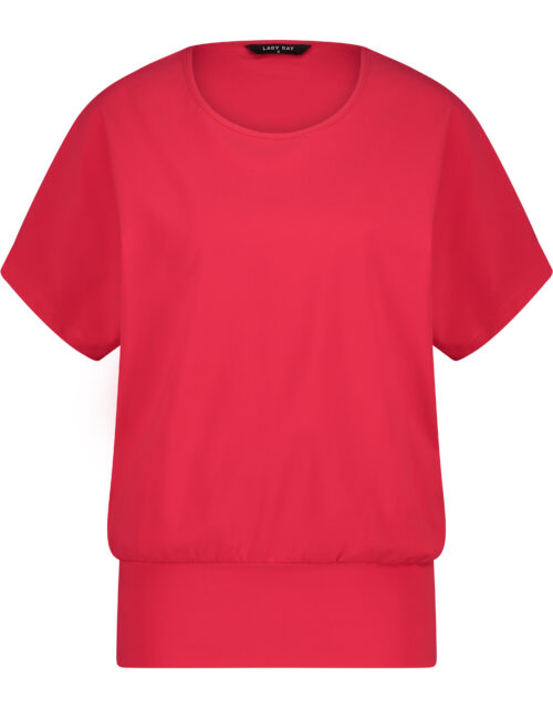 Lady Day Tonny Red top ronde hals